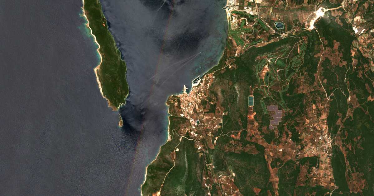 Satellitenkarte von Pylos