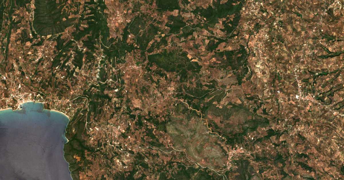 Satellitenkarte von Yamia