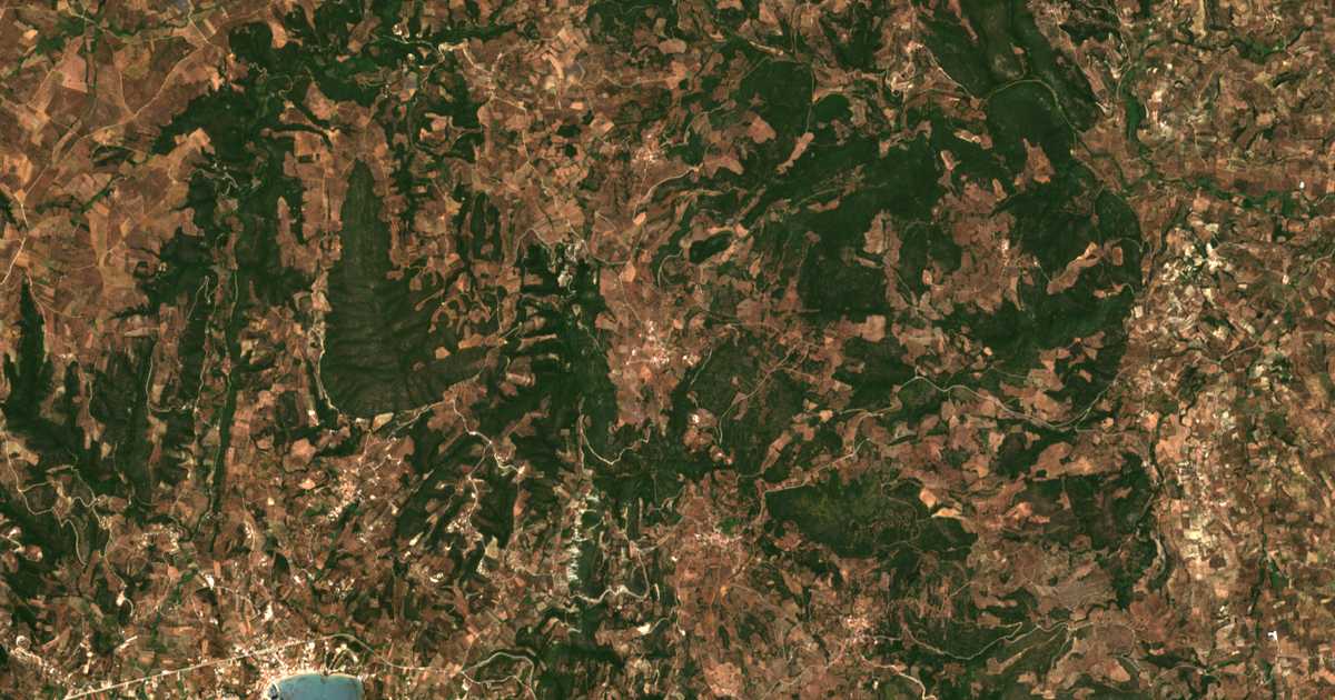 Satellitenkarte von Zizánion