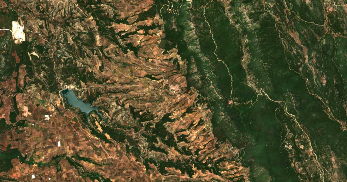 Satellitenkarte von Christianoúpolis
