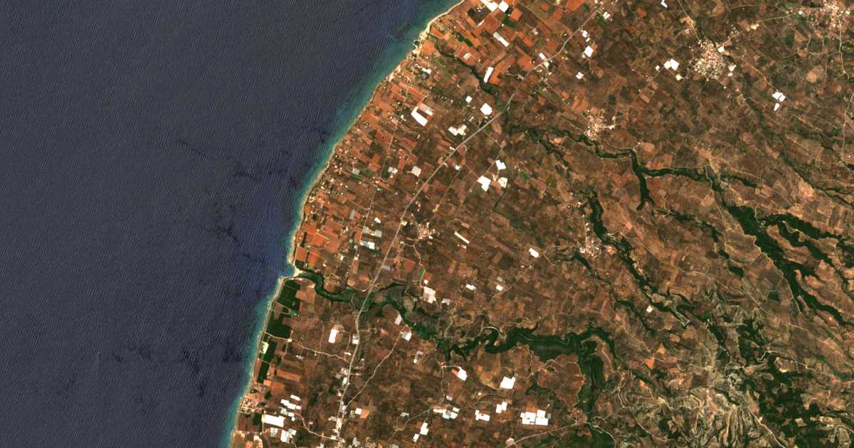 Satellitenkarte von Exochikón
