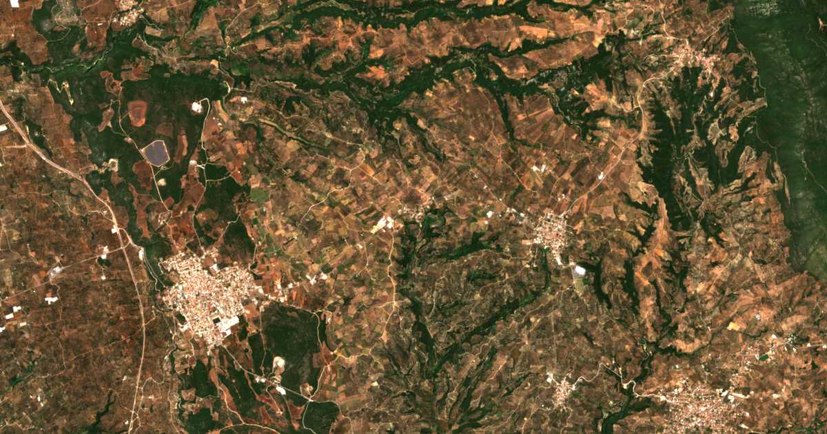 Satellitenkarte von Flóka