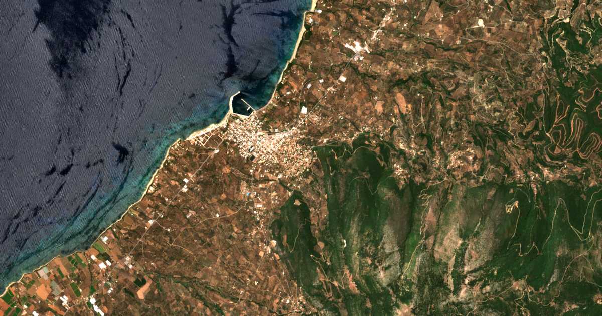 Satellitenkarte von Kyparissia
