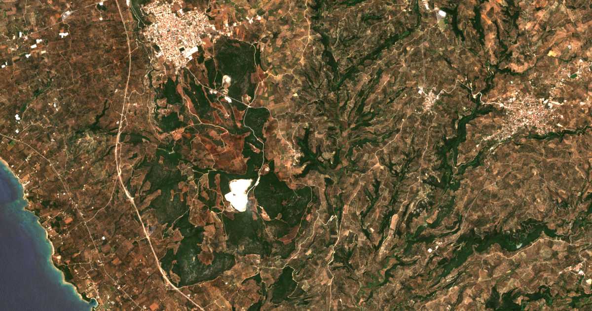 Satellitenkarte von Léfki
