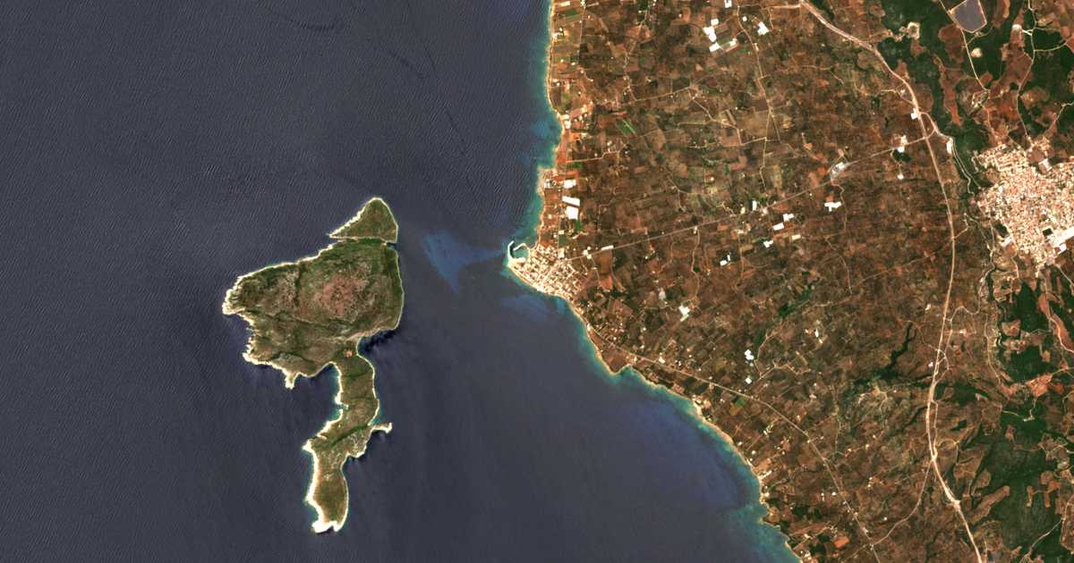 Satellitenkarte von Marathópolis