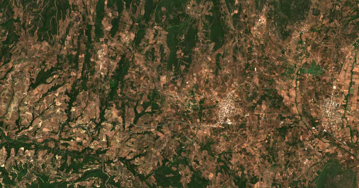 Satellitenkarte von Néa Agriliá