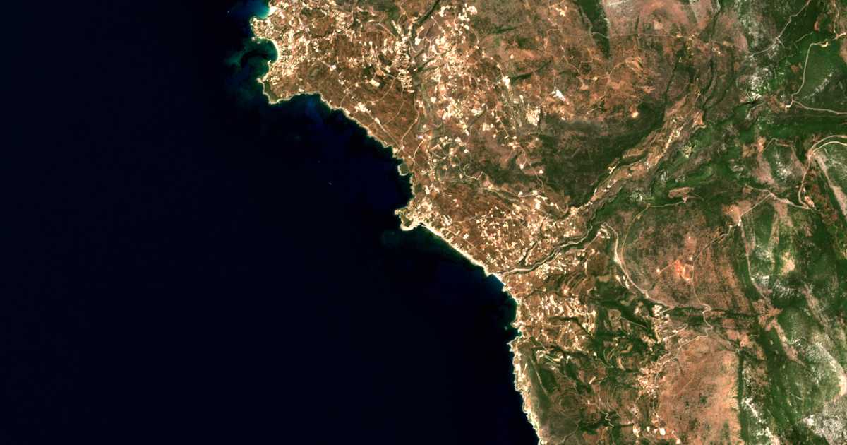 Satellitenkarte von Ágios Nikólaos