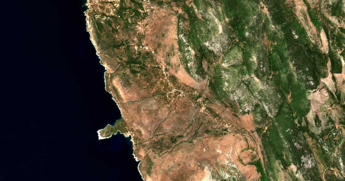Satellitenkarte von Thalámai