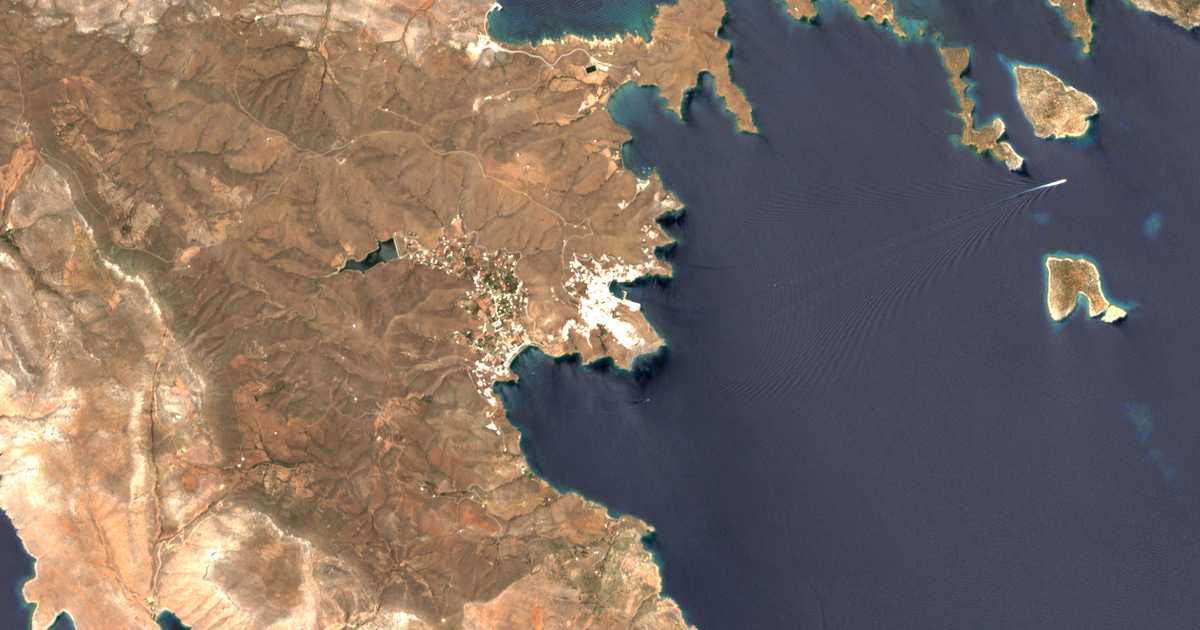 Satellitenkarte von Astypálaia