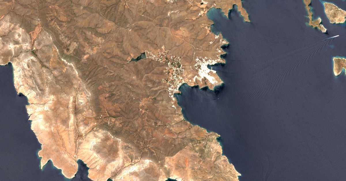 Satellitenkarte von Livádia