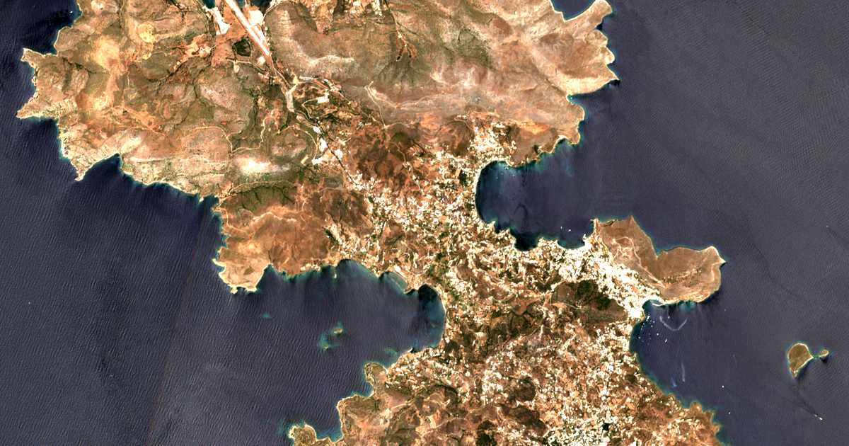 Satellitenkarte von Goúrna