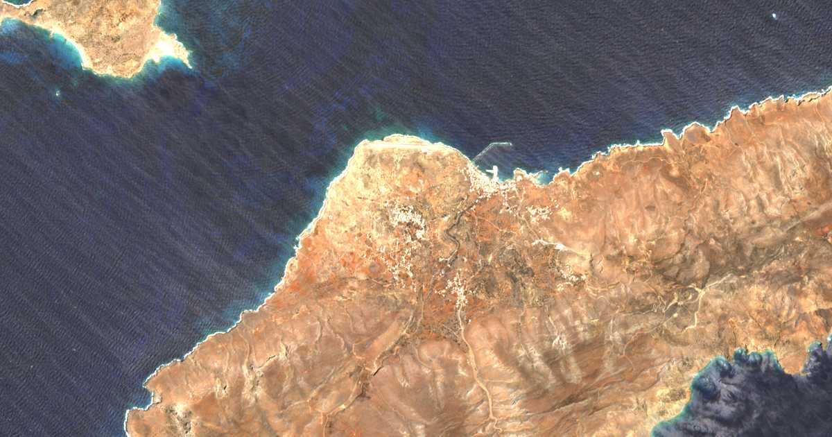 Satellitenkarte von Agía Marína