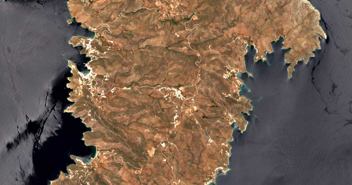 Satellitenkarte von Dryopida