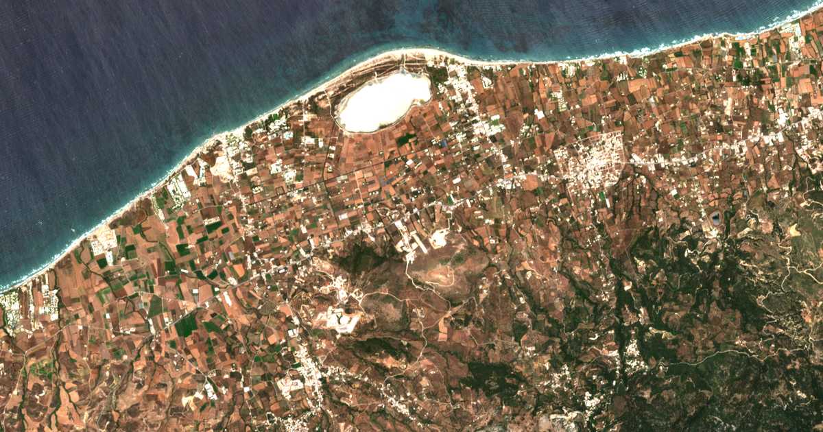 Satellitenkarte von Linopotis