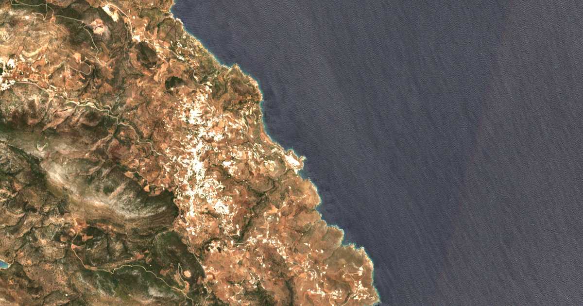 Satellitenkarte von Kastro