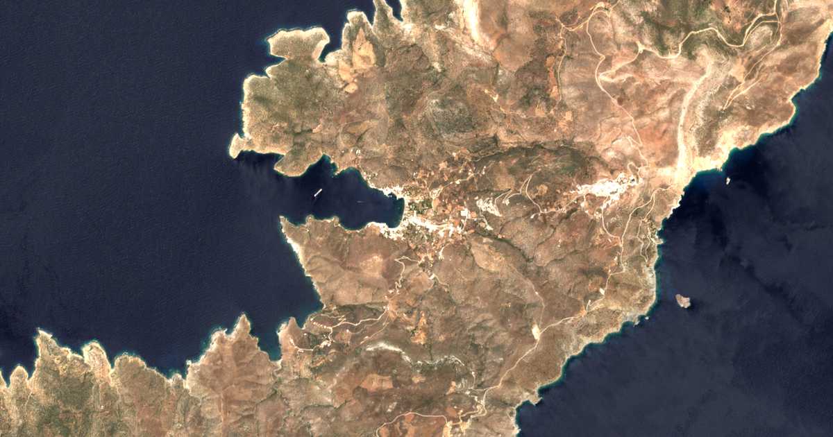 Satellitenkarte von Rachídion