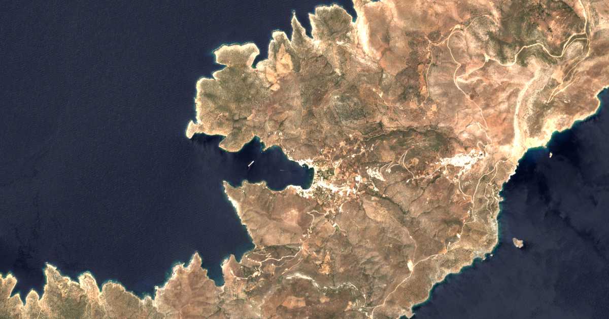 Satellitenkarte von Xylokeratídion