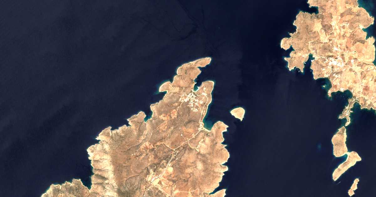 Satellitenkarte von Ágios Geórgios