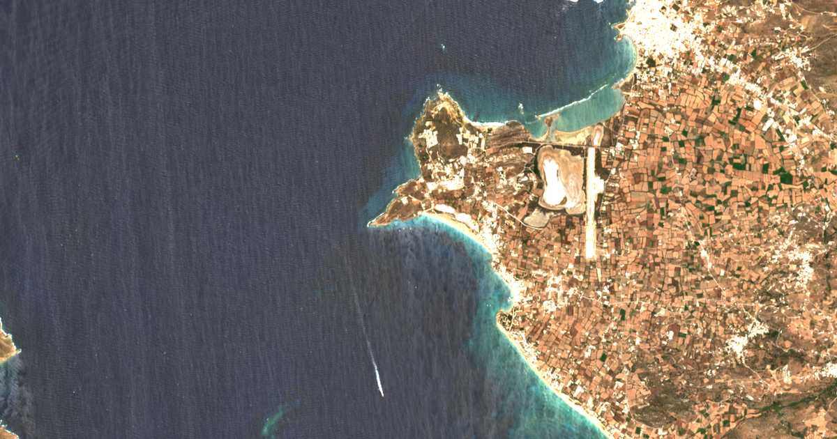 Satellitenkarte von Ágios Prokópios