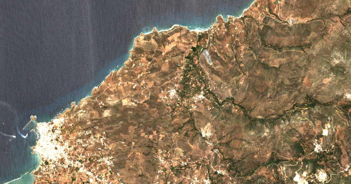 Satellitenkarte von Galíni