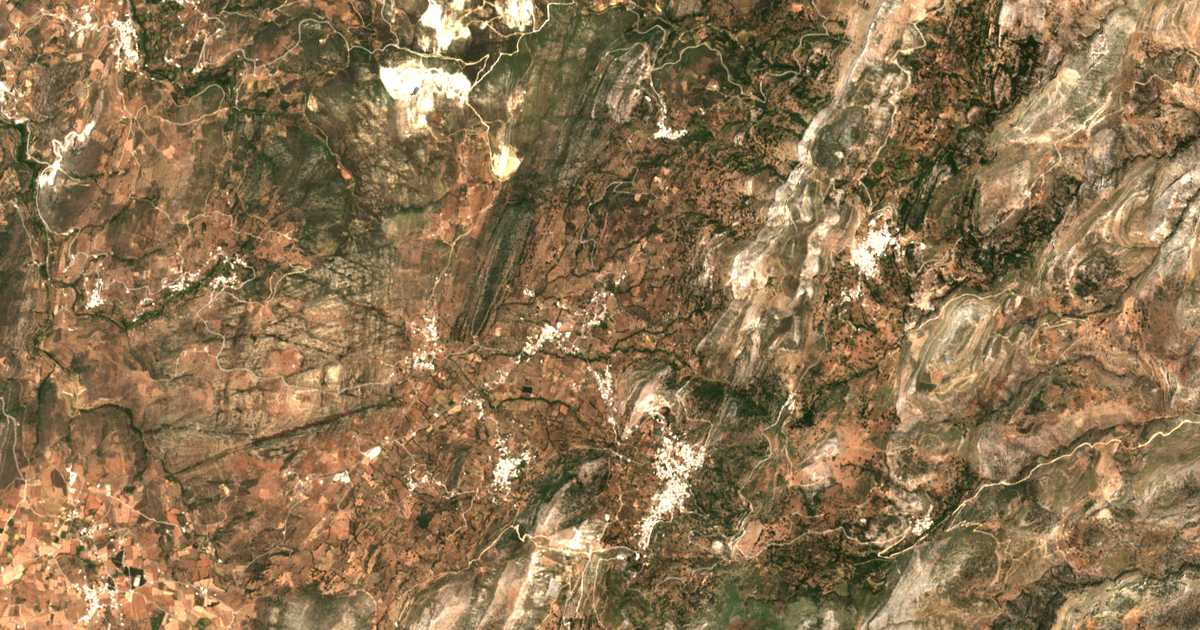 Satellitenkarte von Chalkeíon