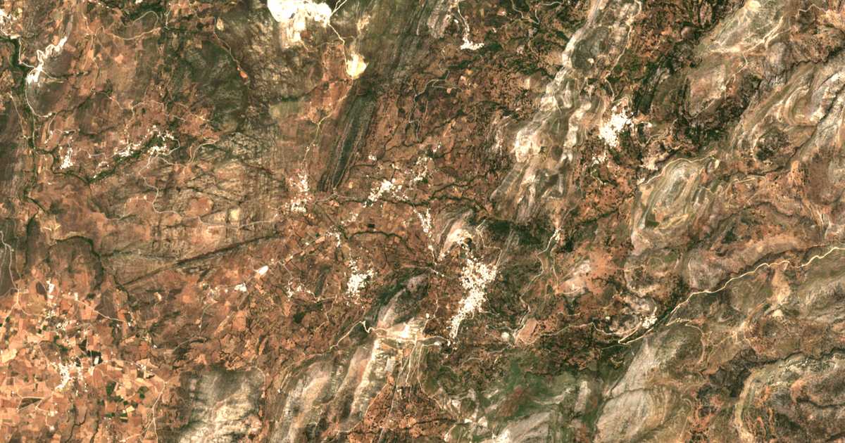 Satellitenkarte von Keramí