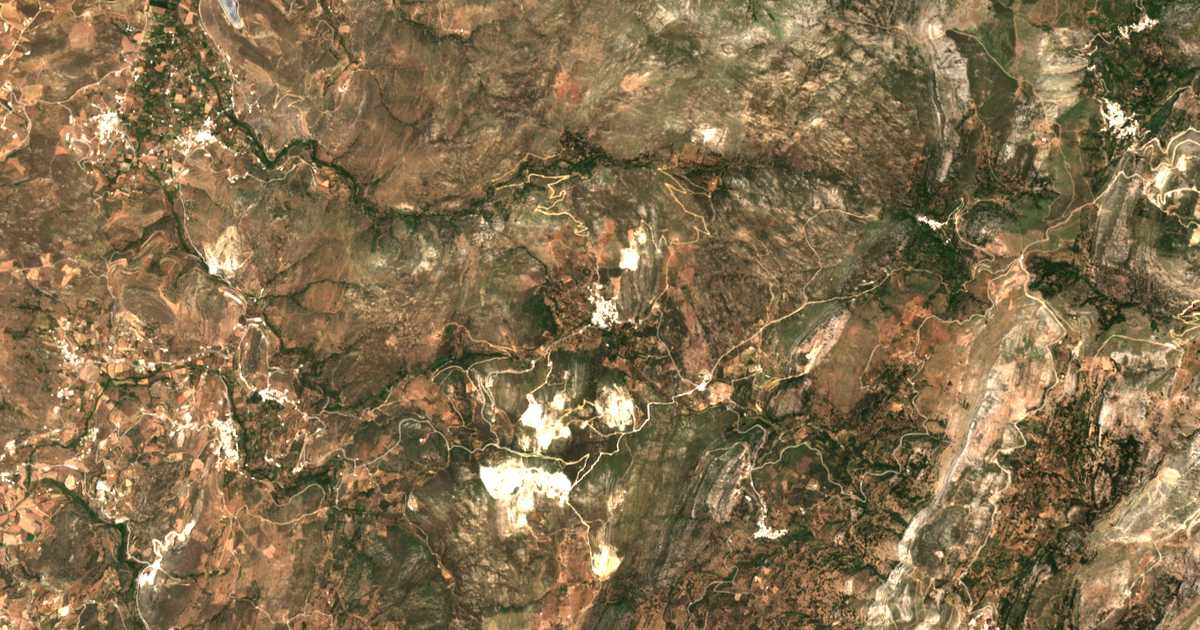 Satellitenkarte von Kinidaros