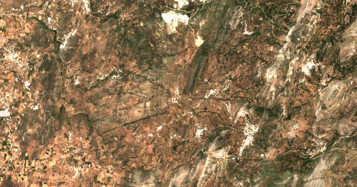 Satellitenkarte von Zoodóchos Pigí