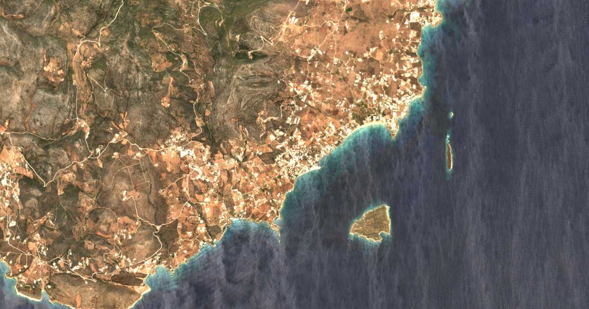 Satellitenkarte von Dryós