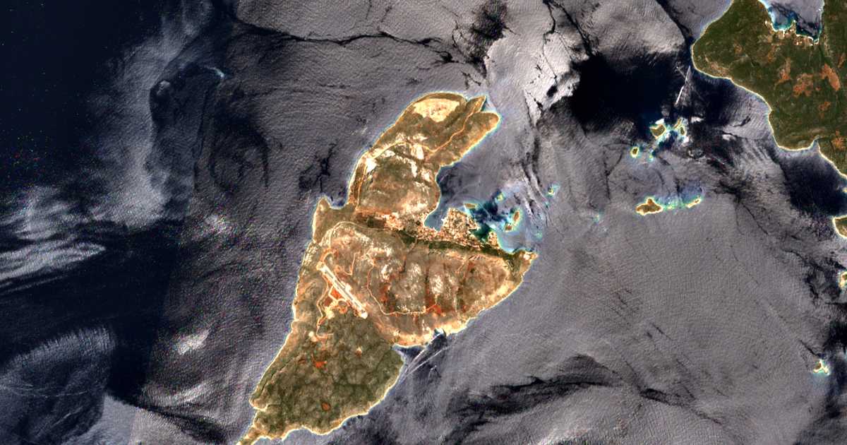 Satellitenkarte von Kastelorizo
