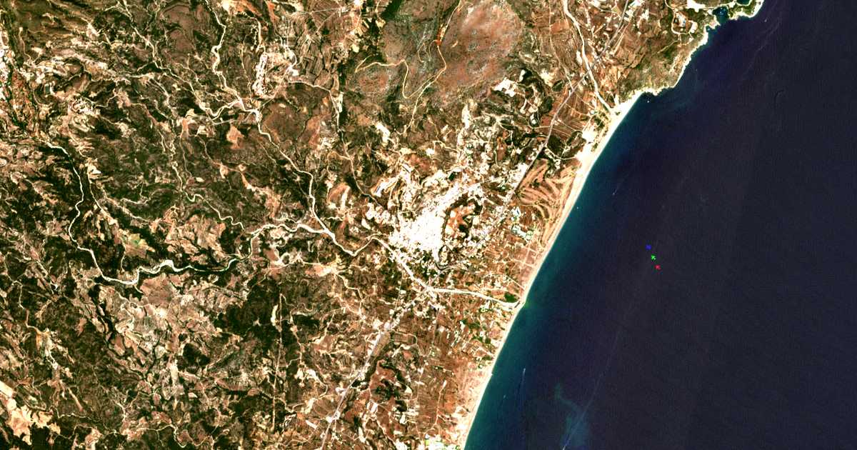 Satellitenkarte von Afandou