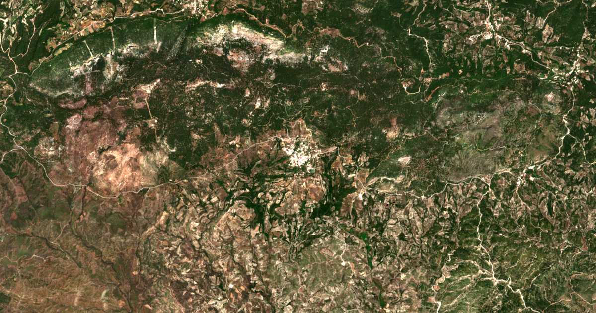 Satellitenkarte von Apóllona