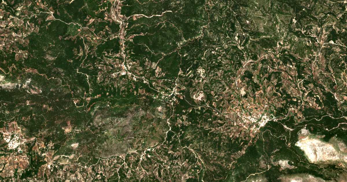 Satellitenkarte von Eleoúsa