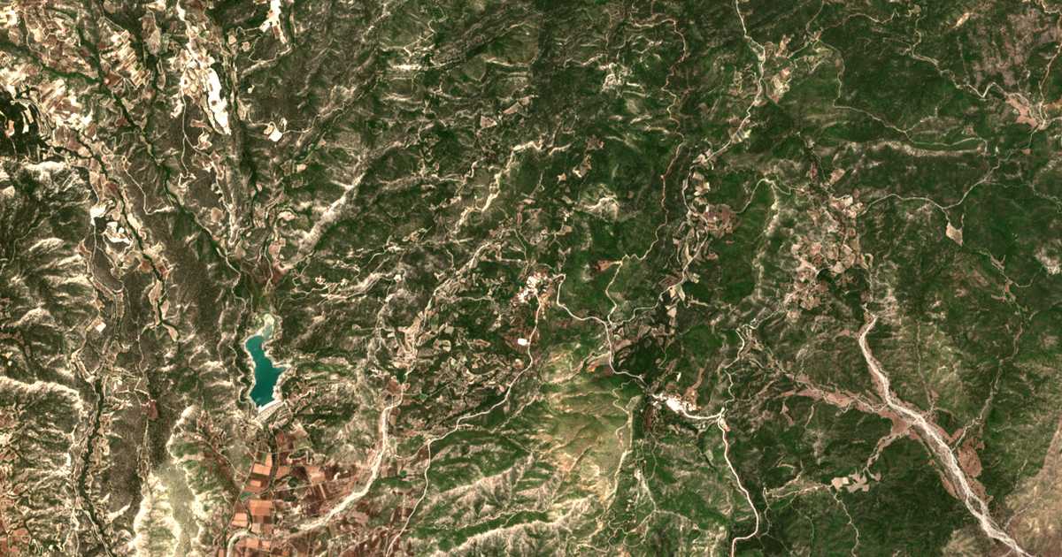 Satellitenkarte von Ístrios