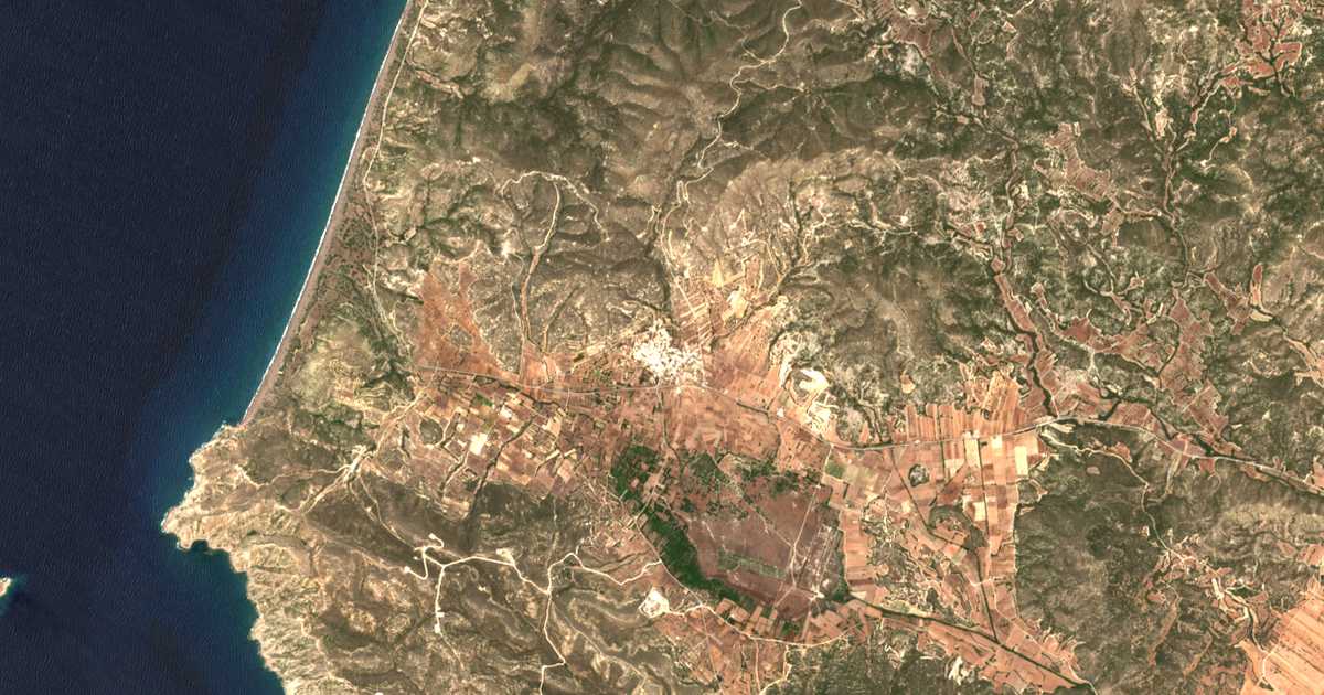 Satellitenkarte von Kattavía