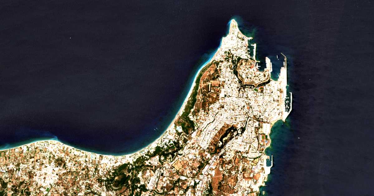 Satellitenkarte von Kritiká