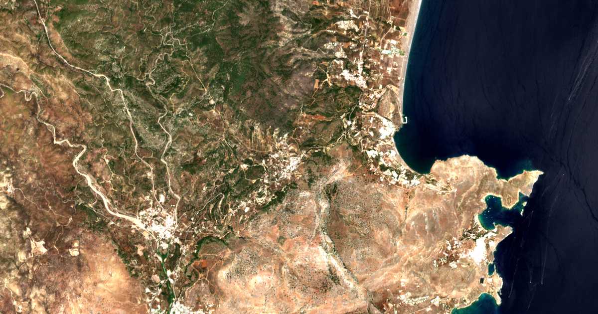 Satellitenkarte von Pylón