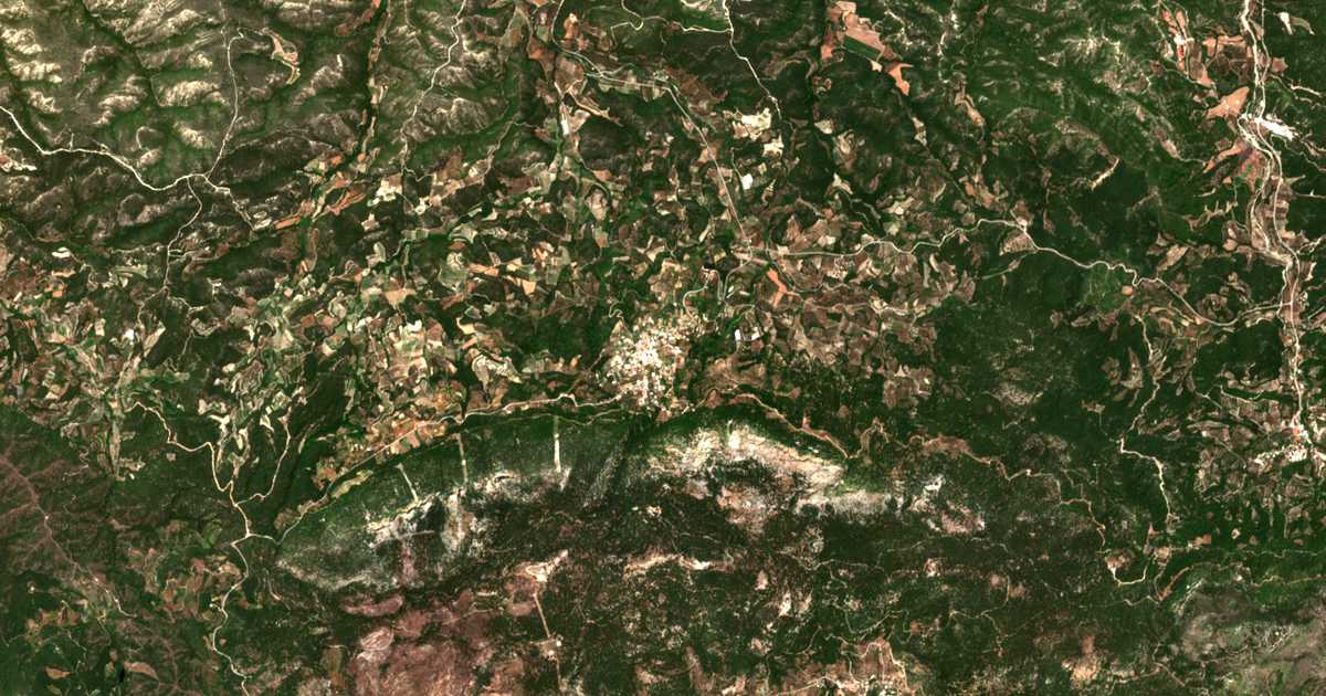 Satellitenkarte von Sálakos