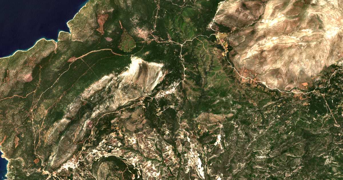 Satellitenkarte von Siana