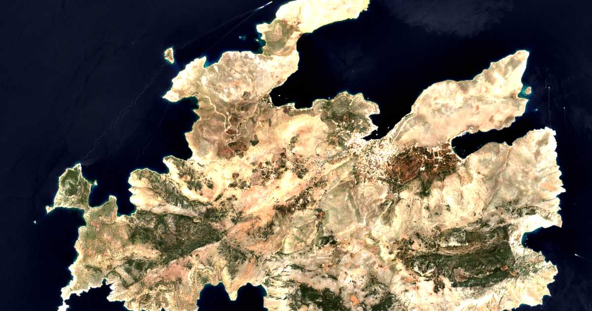 Satellitenkarte von Roukouniótis