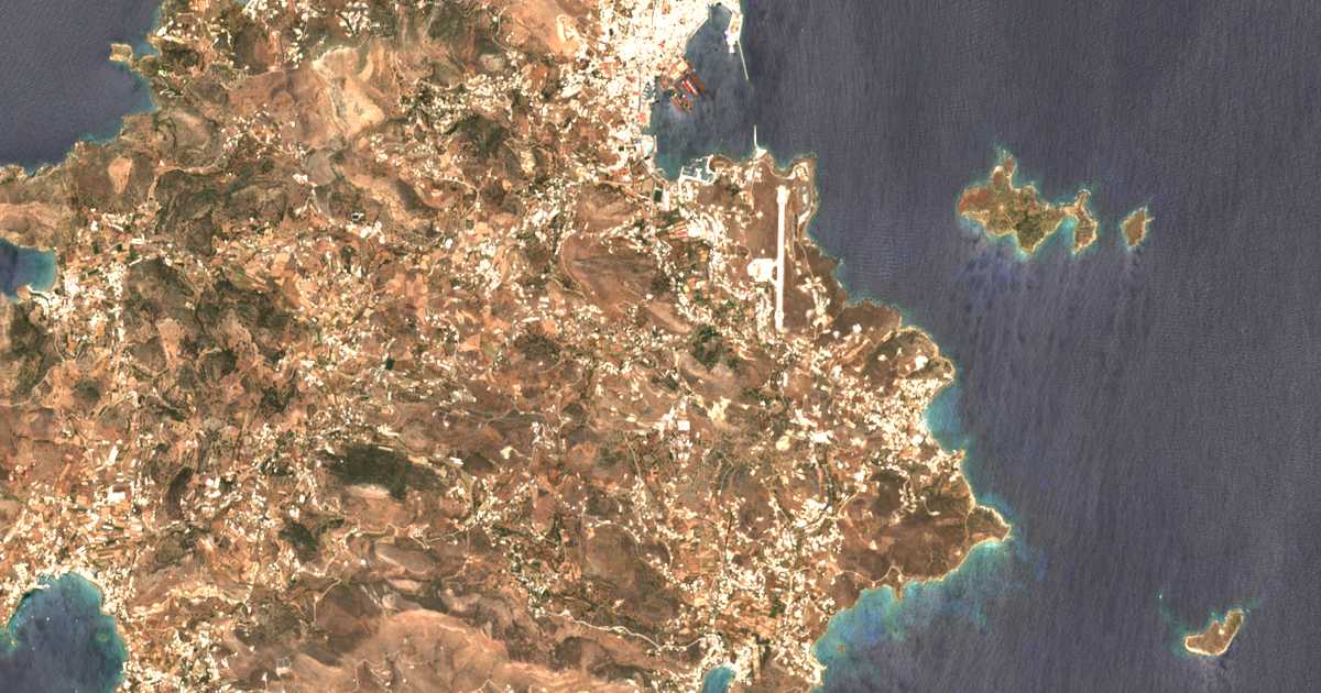 Satellitenkarte von Áno Mánna