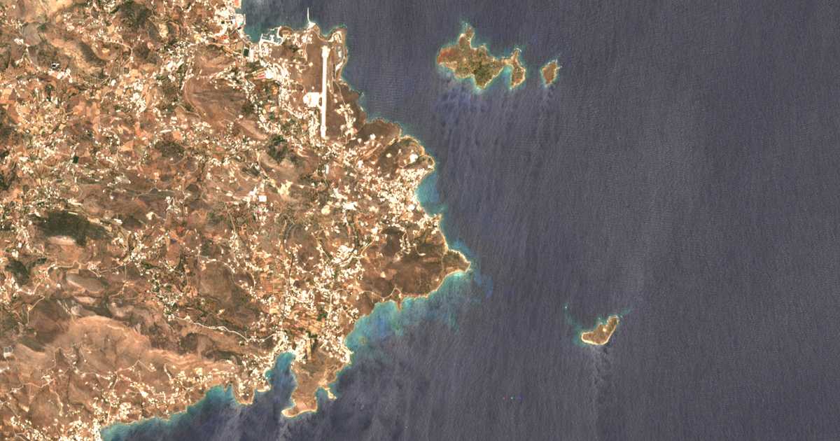 Satellitenkarte von Azólimnos