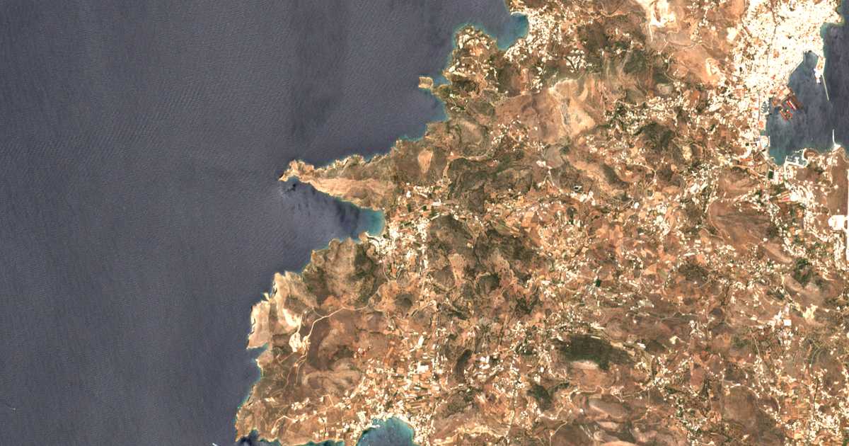 Satellitenkarte von Galissás