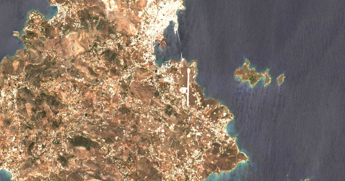 Satellitenkarte von Mánna