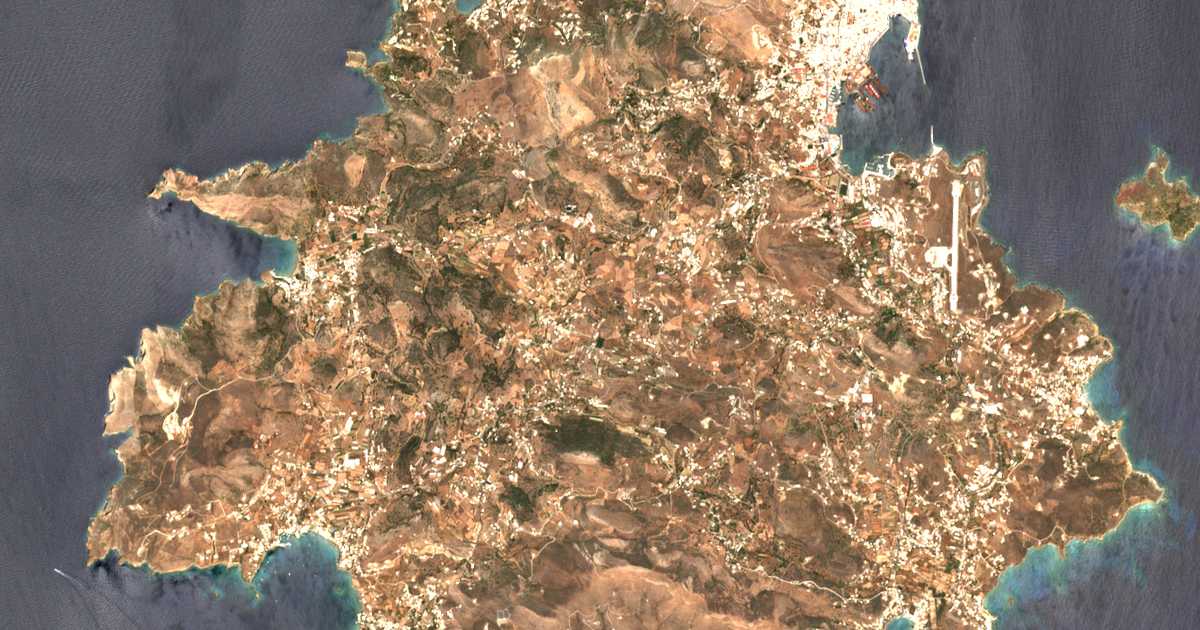 Satellitenkarte von Mesariá