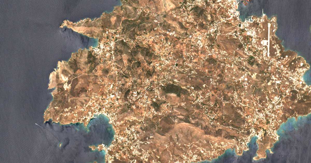 Satellitenkarte von Parakopí