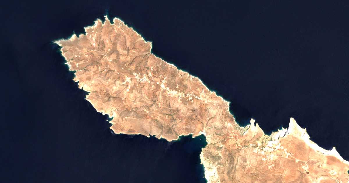Satellitenkarte von Áno Meriá