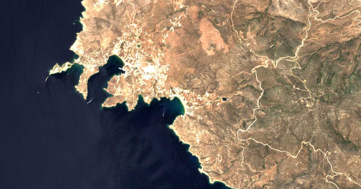 Satellitenkarte von Mylopotas