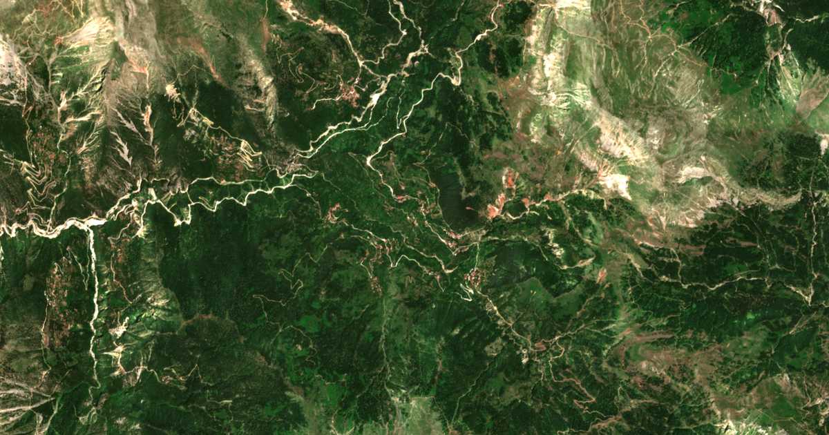 Satellitenkarte von Argyraíika