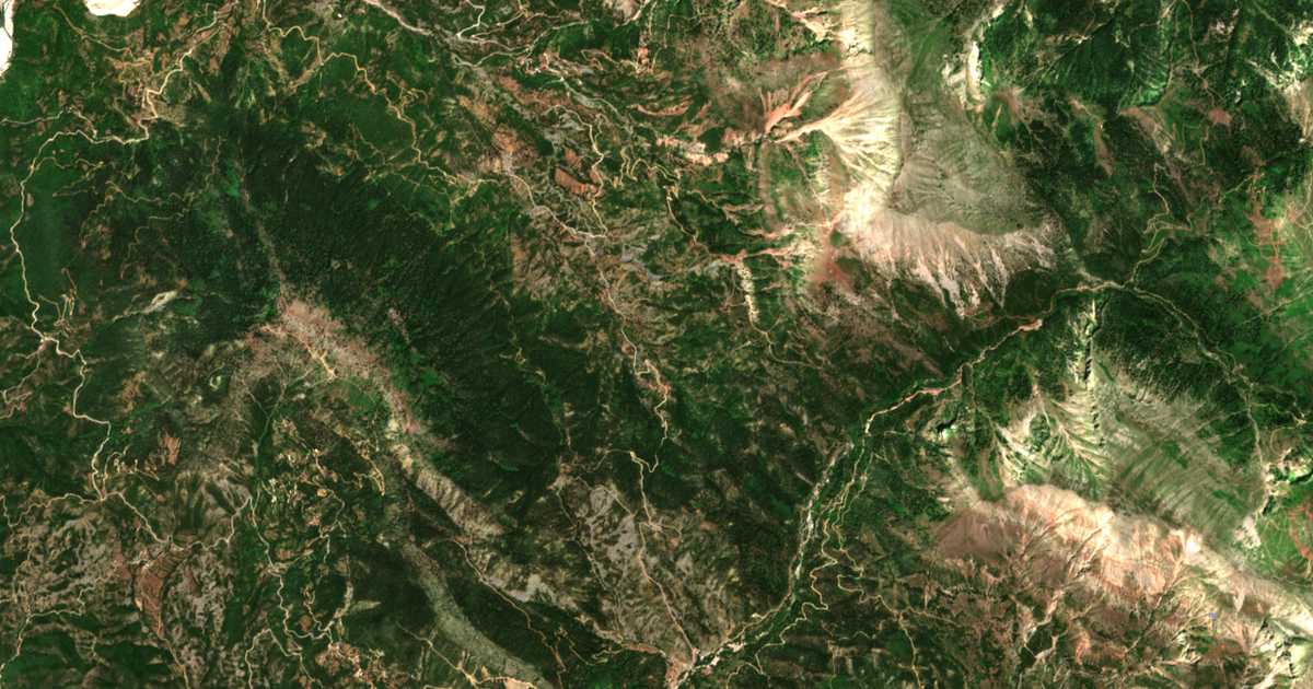 Satellitenkarte von Rógkia